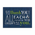 Every Single Day Thank You Card - White Unlined Fastick  Envelope